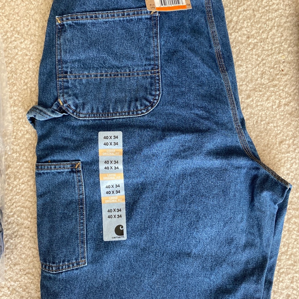 Mens Dickies and Carhartt work pants. 40x34. New with tags. Wrangler and Dickies - Picture 2 of 3